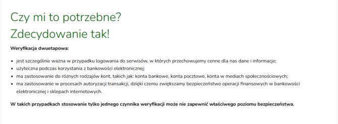 CERT Polska o weryfikacji dwuetapowej