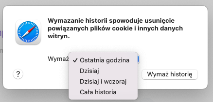 Historia Safari - krok 2