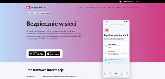 Zgłoszenie incydentu mObywatel