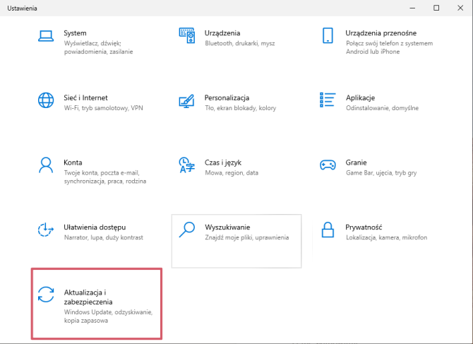 Zabezpieczenia Windows