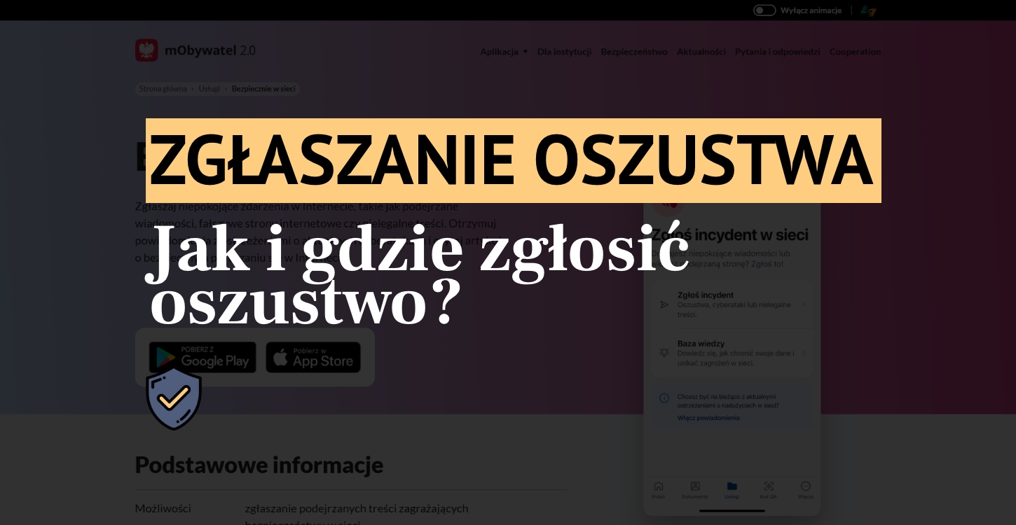 Gdzie zgłosić oszustwo internetowe?